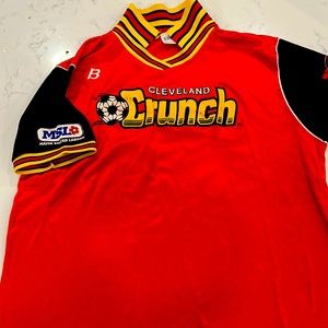 Cleveland Crunch ‘89-‘90 home jersey. Throwback. Vintage MSL jersey XL. Otto Orf